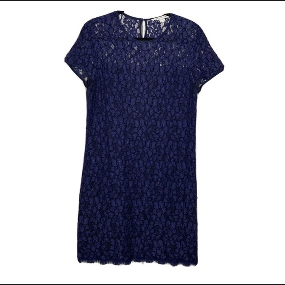 DIANE VON FURSTENBERG Womens navy Short Sleeved - Picture 1 of 10
